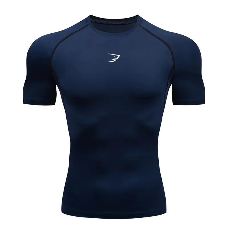 Men's Compression Gym T-Shirt – Short Sleeve Base Layer