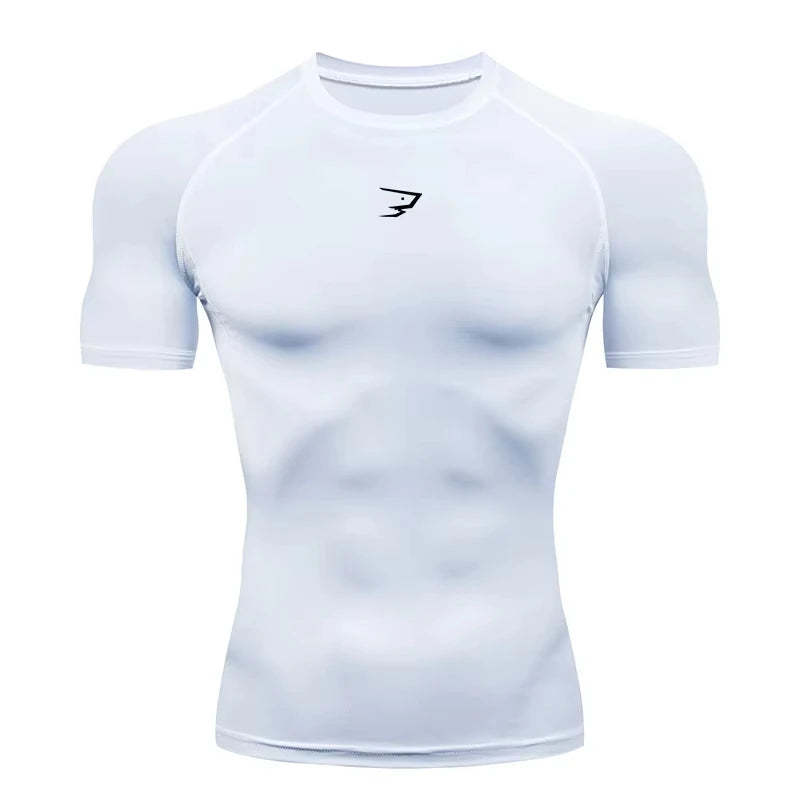 Men's Compression Gym T-Shirt – Short Sleeve Base Layer