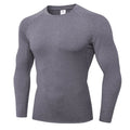 Men's Long Sleeve Compression Top – Gym Base Layer