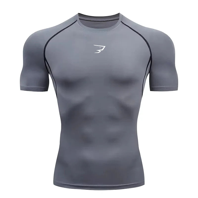 Men's Compression Gym T-Shirt – Short Sleeve Base Layer