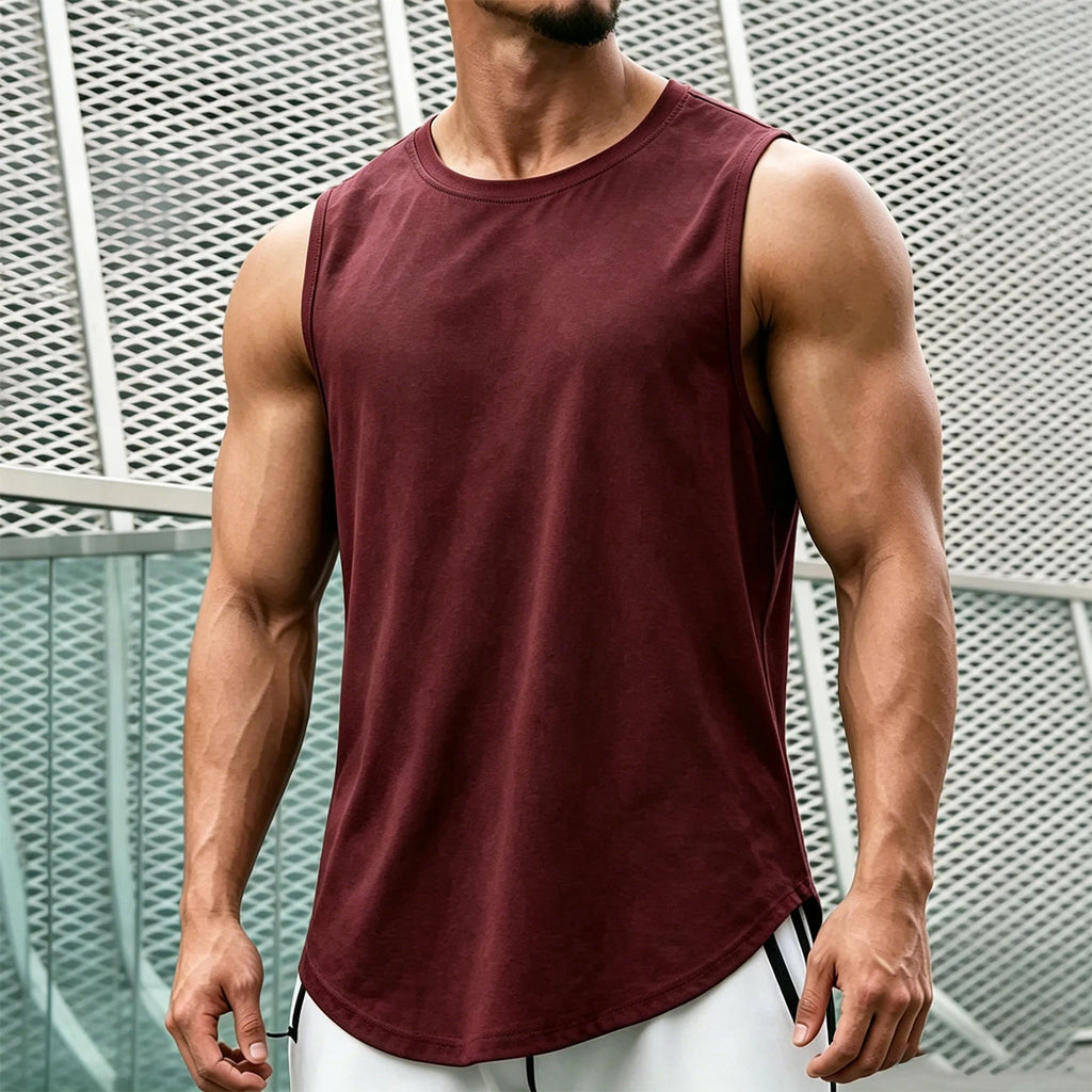 Men's Gym Tank Top – Loose Fit Training Vest