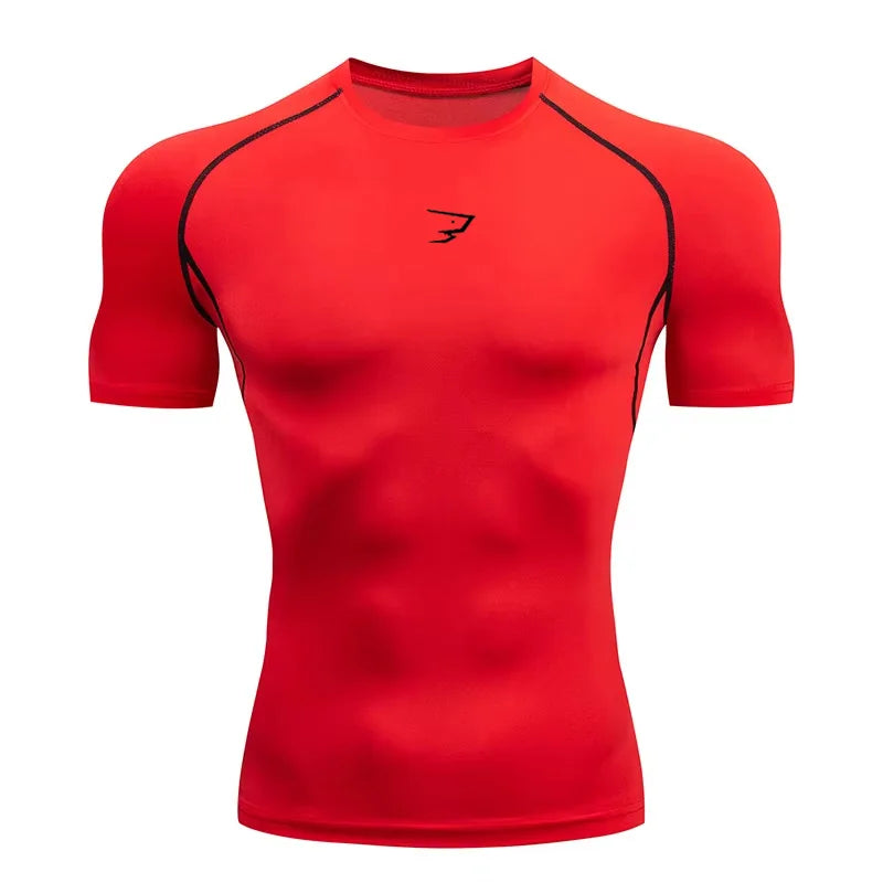 Men's Compression Gym T-Shirt – Short Sleeve Base Layer