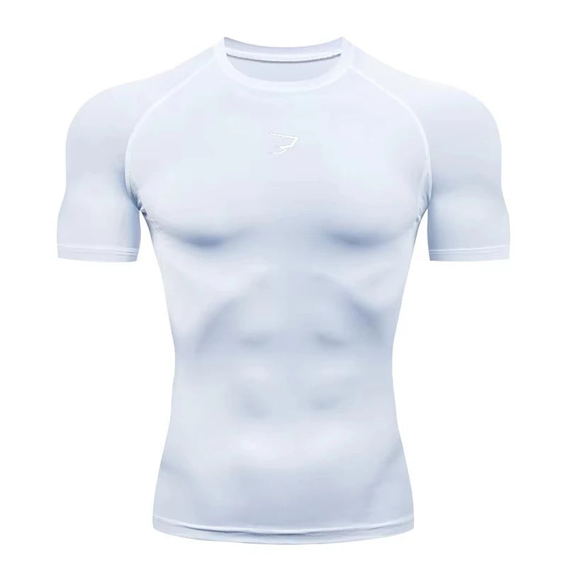 Men's Compression Gym T-Shirt – Short Sleeve Base Layer